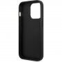 Karl Lagerfeld Saffiano Monogram kryt pre iPhone 14 Pro Max - čierny