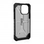 UAG Plasma extrémne odolný transparentný kryt pre iPhone 14 Pro Max - sivý