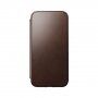 Nomad Leather Folio flipové puzdro s MagSafe pre iPhone 14 Pro Max - hnedé