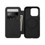Nomad Leather Folio flipové puzdro s MagSafe pre iPhone 14 Pro - hnedé