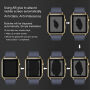 IMAK Pro+ temperované sklo 2.5D pre Apple Watch – 38 mm – čierne