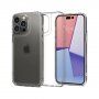 Spigen Quartz Hybrid kryt s matným tvrdeným sklom pre iPhone 14 Pro Max - číry