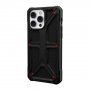 UAG Monarch super odolný kryt s kevlarovým vzorom pre iPhone 14 Pro Max - čierny