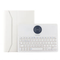 Puzdro s klávesnicou s bezdrôtovým nabíjaním pre iPad 9,7" (2017/2018) / Pro 9,7" / Air 1 / 2 – bielé