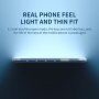 Odolný lesklý kryt s vertikálnou mriežkou pre iPhone 11 Pro Max - modrý