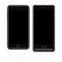 USAMS kryt s batériou 3000 mAh a ochranou šošovky pre Apple iPhone SE (2020/2022) / 8 / 7 / 6S / 6 – čierny