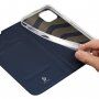 DUX DUCIS flipové puzdro pre iPhone 14 Plus - tmavomodré