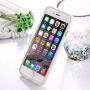 MERCURY GOOSPERY ochranný trblietavý kryt pre Apple iPhone 6 Plus/6S Plus – biely