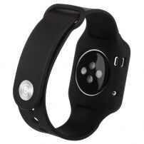 Baseus remienok z mäkkého plastu s&nbsp;puzdrom pre Apple Watch 38&nbsp;mm - čierny