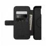 Nomad Leather Folio flipové puzdro s MagSafe pre iPhone 14 - čierne