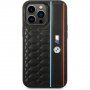 BMW M Hexagonal Pattern kryt pre iPhone 14 Pro - čierny