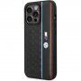 BMW M Hexagonal Pattern kryt pre iPhone 14 Pro - čierny