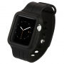 Baseus remienok z mäkkého plastu s&nbsp;puzdrom pre Apple Watch 38&nbsp;mm - čierny