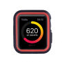 Ochranné silikónové puzdro pre Apple Watch 42mm – čiernočervené