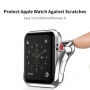 Dux Ducis ochranné púzdro z mäkkého plastu pre Apple Watch 42mm - strieborné