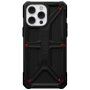 UAG Monarch super odolný kryt s kevlarovým vzorom pre iPhone 14 Pro Max - čierny