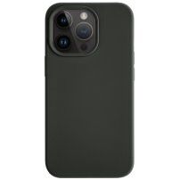 Tactical Velvet Smoothie silikónový kryt pre iPhone 14 Pro Max - temne zelený