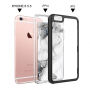Ochranný kryt s čiernym rámčekom pre Apple iPhone 6 Plus/6S Plus – dym