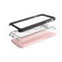 Ochranný kryt s čiernym rámčekom pre Apple iPhone 6 Plus/6S Plus – dym