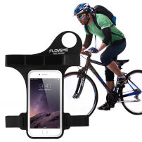 FLOVEME športové puzdro na zápästie pre Apple iPhone 6 Plus/6S Plus/7 Plus/8 Plus – čierne
