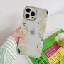 Transparentný kryt so vzorom kvetín pre iPhone 12 Pro Max - ruže