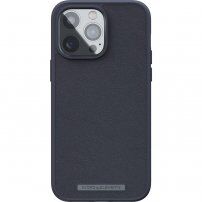 NJORD kožený kryt pre iPhone 14 Pro Max - tmavosivý