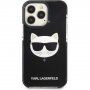 Karl Lagerfeld Choupette Head kryt pre iPhone 13 Pro Max - čierny