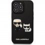 Karl Lagerfeld and Choupette 3D kryt pre iPhone 13 Pro - čierny