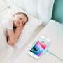 BASEUS bezdrôtová QI nabíjačka v štýle donutu pre Apple iPhone – tyrkysová