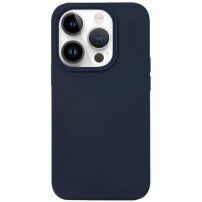 Silikónový kryt pre iPhone 14 Pro - tmavomodrý