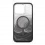 GEAR4 D3O Milan Snap Black Swirl transparentný kryt s MagSafe pre iPhone 14 Pro Max - čierny