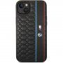 BMW M Hexagonal Pattern kryt pre iPhone 14 Plus - čierny