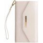 iDeal Of Sweden Mayfair Clutch Beige Saffiano peňaženkové puzdro pre iPhone X / XS / 11 Pro - béžové