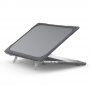 Nárazuvzdorný kryt s vyklápacími nožičkami pre MacBook Air 13" (A2681 / A3113) - sivý