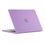 ENKAY matný transparentný kryt pre MacBook Air 13" (A2681 / A3113) - fialový