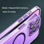 Ochranný priesvitný kryt s MagSafe pre iPhone 14 Pro Max - fialový