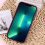 Ochranný kryt s pokovenou spodnou časťou pre iPhone 13 Pro Max - vínový