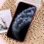 Ochranný kryt s pokovenou spodnou časťou pre iPhone 11 Pro Max - vínový