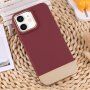 Ochranný kryt s pokovenou spodnou časťou pre iPhone 11 - vínový