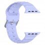 Silikónový remienok Ocean Ripple pre Apple Watch 42mm / 41mm / 40mm / 38mm - fialový