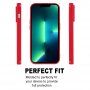 Goospery lesklý kryt z mäkkého plastu pre iPhone 14 Pro Max - červený