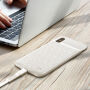 BASEUS kryt s batériou 3500 mAh pre iPhone X – biely