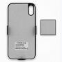 Dizajnový kryt s batériou 5500 mAh pre iPhone X – čierny