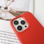 Silikónový kryt s nastaviteľným popruhom pre iPhone 12 Pro Max - ružový
