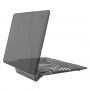 Plastový kryt so stojančekom pre MacBook Air 13" – čierny