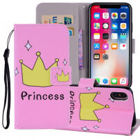 Flipové puzdro pre iPhone XS Max – princezná