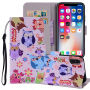 Flipové puzdro pre iPhone 9 Plus – sovy