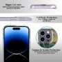 Mramorový trblietavý kryt pre iPhone 14 Pro - petrolejový
