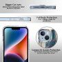 Mramorový trblietavý kryt pre iPhone 14 Plus - tyrkysovo-zlatý