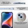 Mramorový trblietavý kryt pre iPhone 14 Plus - pastelový